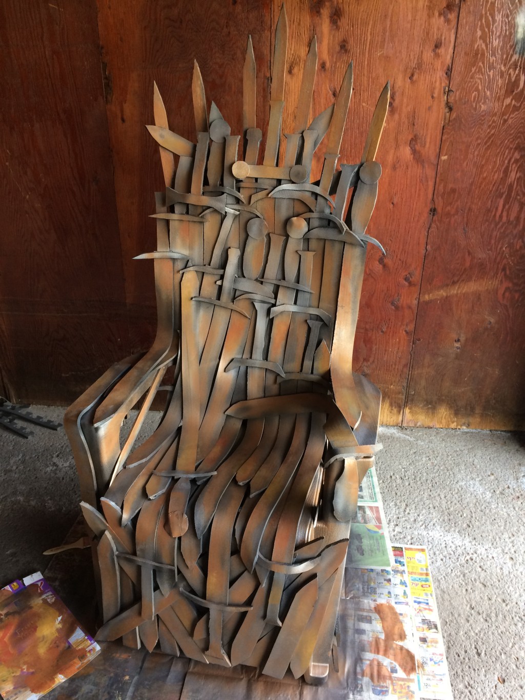 Iron Lawn Throne